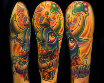 Tattoos - Josh Woods - Strong like bull!!!!